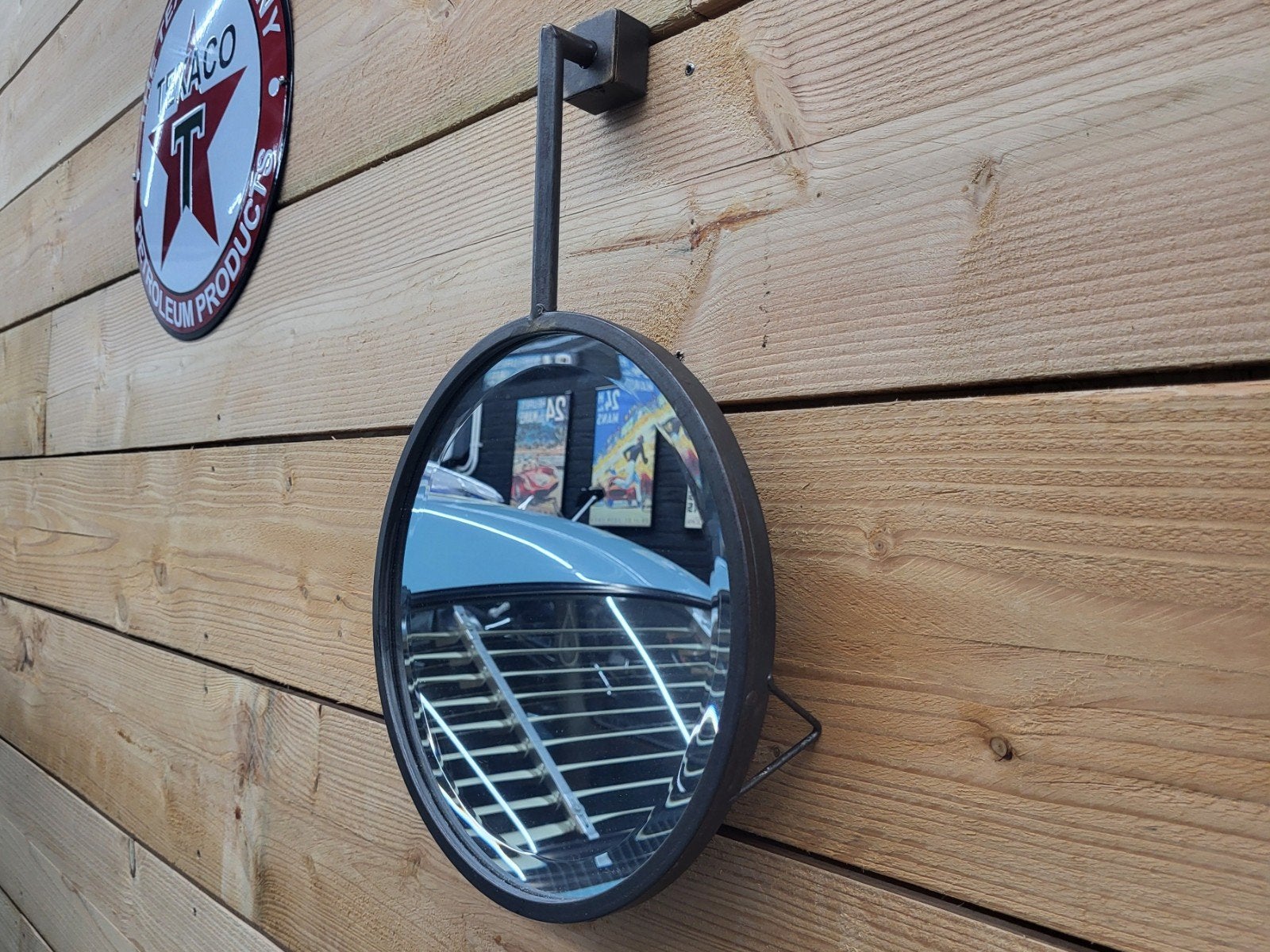 Decoratieve spiegel 30cm. diameter, Ophalen of Verzenden, Rond, Minder dan 50 cm, Minder dan 100 cm