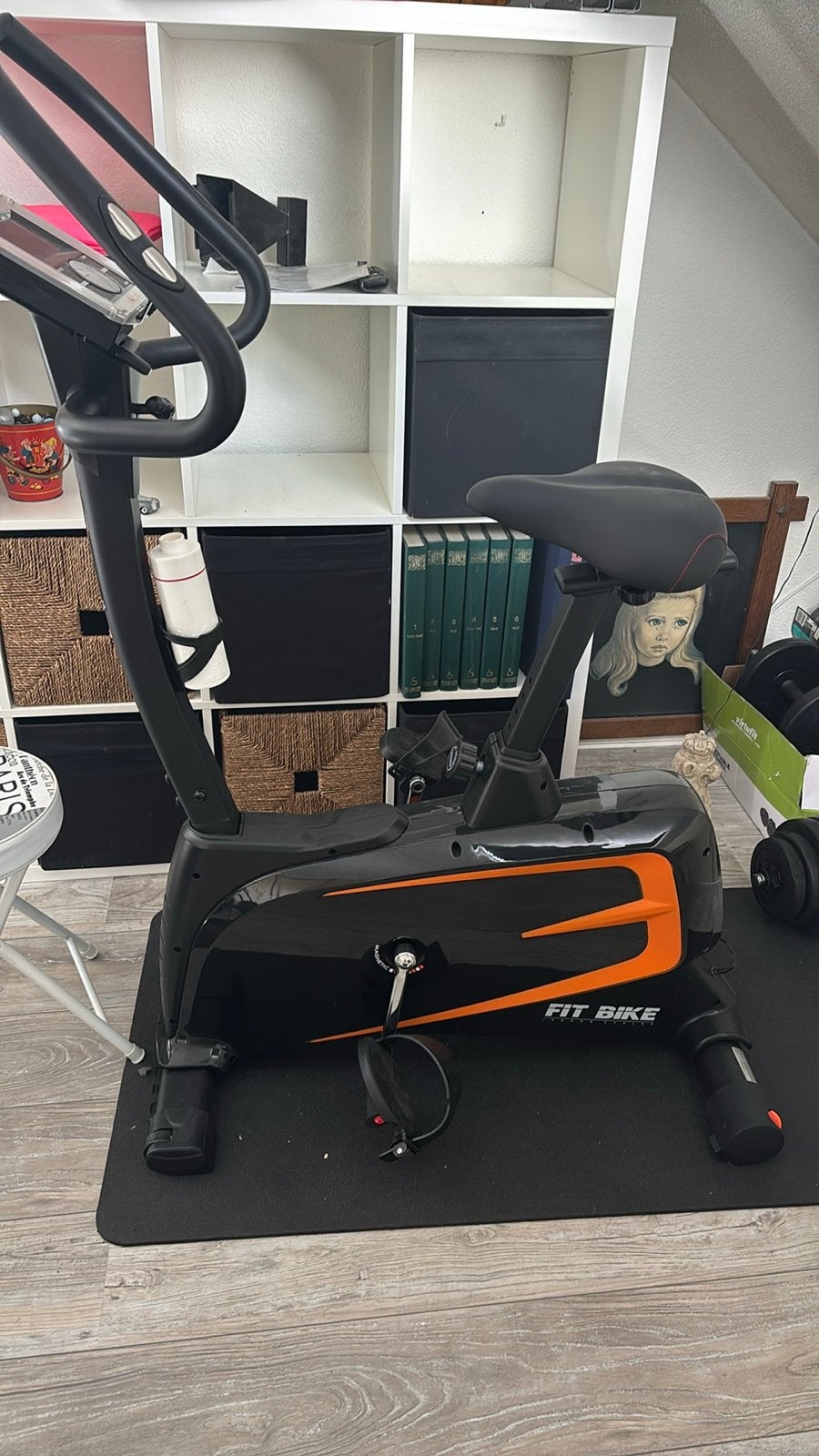 Fitbike  Fitness Ride 6 iPlus Hometrainer, Ophalen, Zo goed als nieuw, Metaal, Benen
