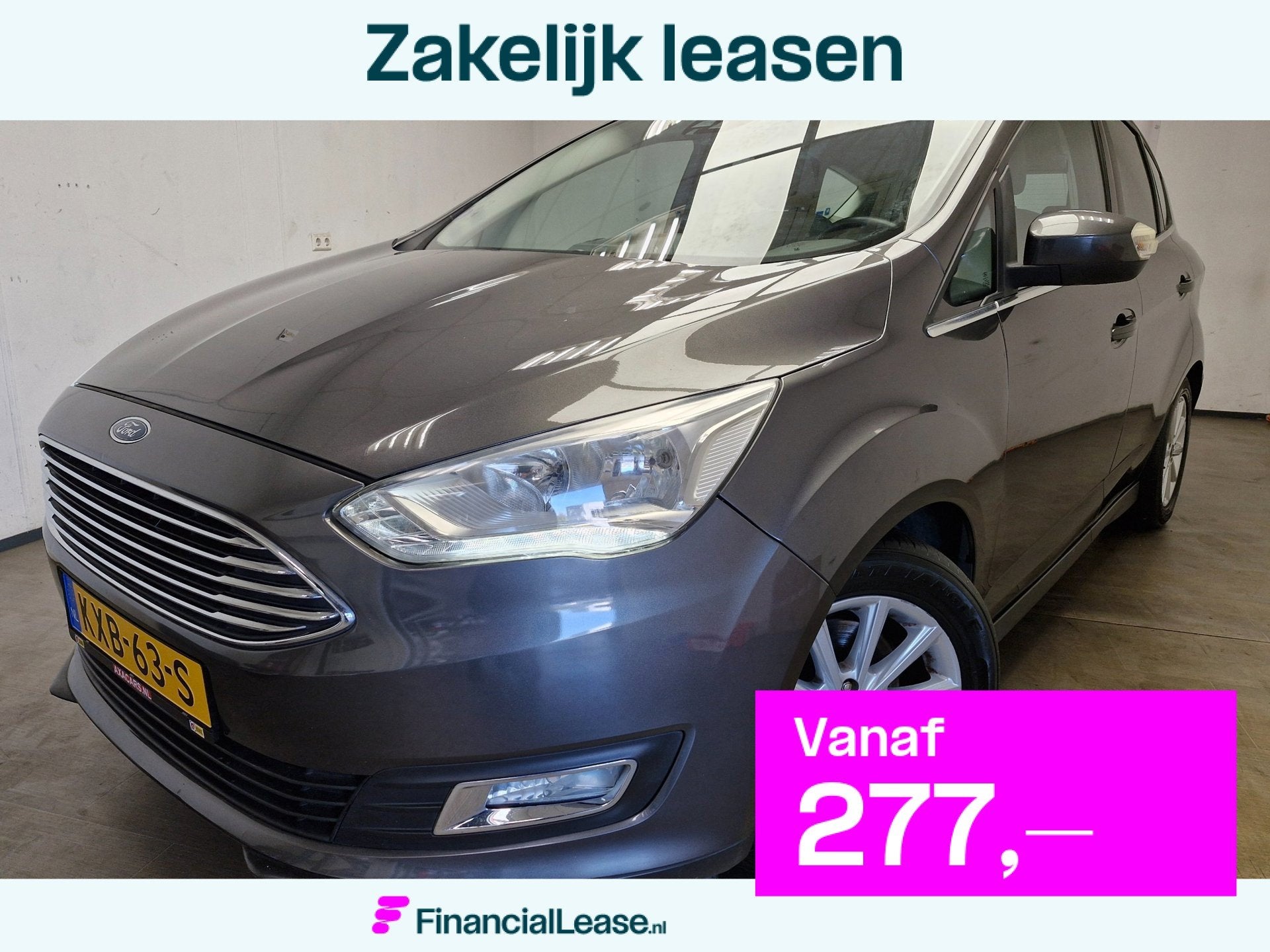 Ford C-MAX 1.5 Titanium AUTOMAAT ! UNIEKE KM ! GARANTIE !, Dealer onderhouden, 15 km/l, Euro 6, 4 cilinders