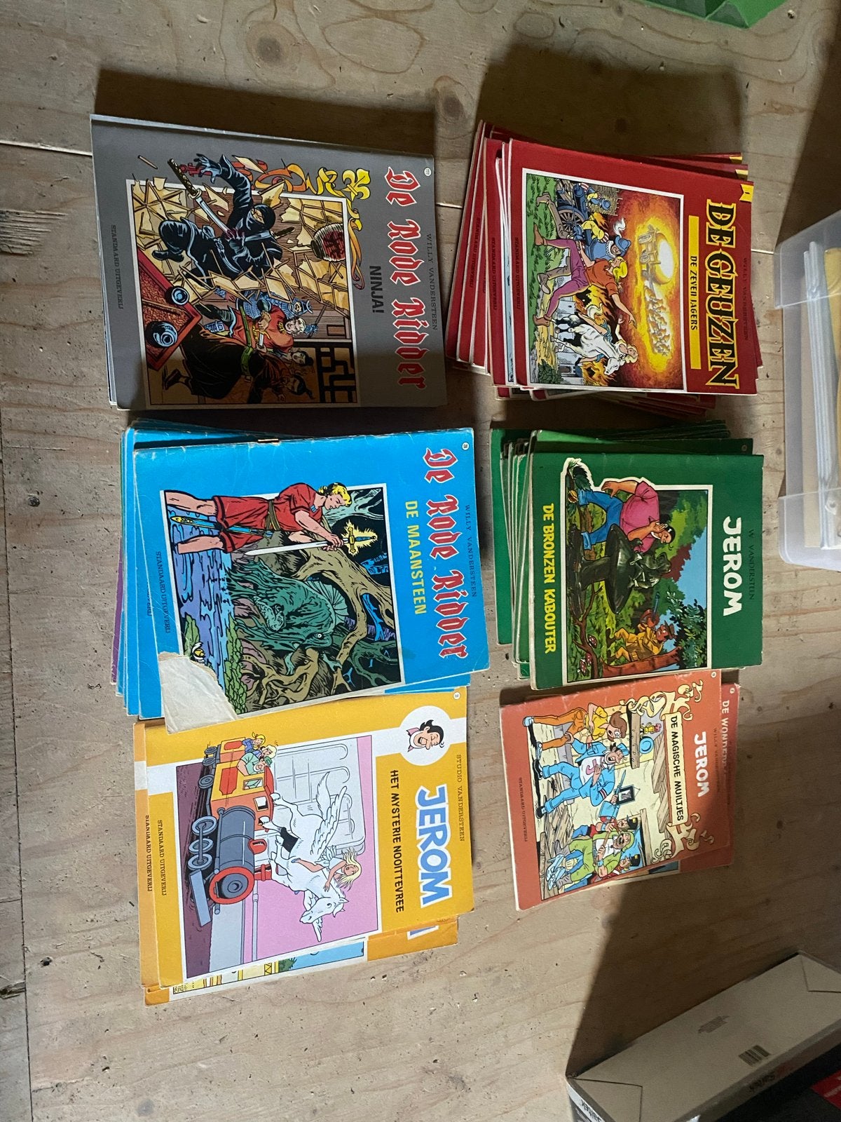 Strips: De Rode Ridder, Jerom en De Geuzen collectie, Boeken, Meerdere stripboeken, Ophalen of Verzenden, Gelezen
