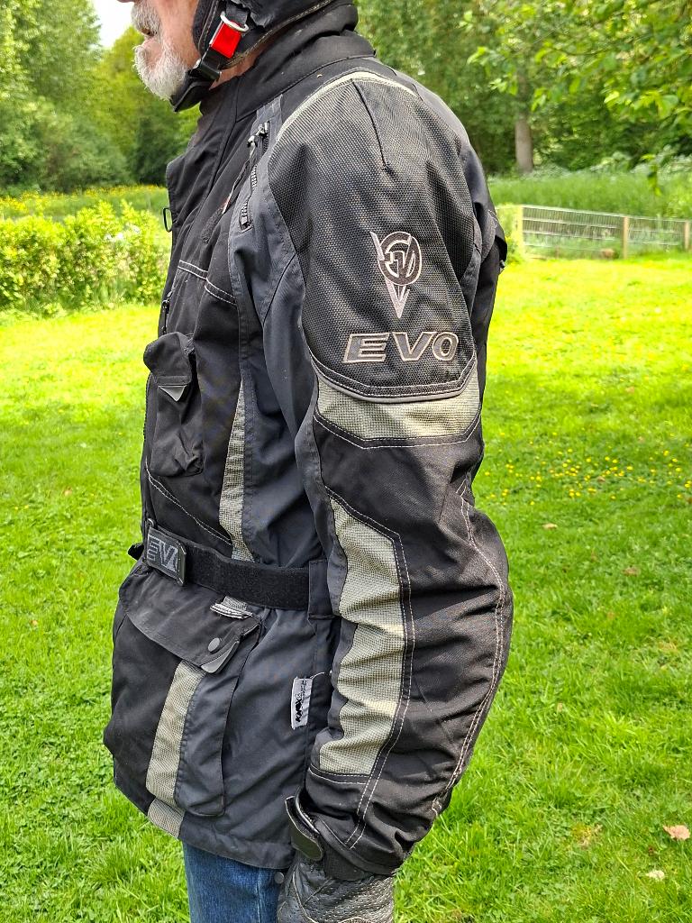 Motorjack Evolution XL met uitneembare winterbinnenvoering, Motoren, Kleding | Motorkleding, Jas | textiel, Heren, Tweedehands