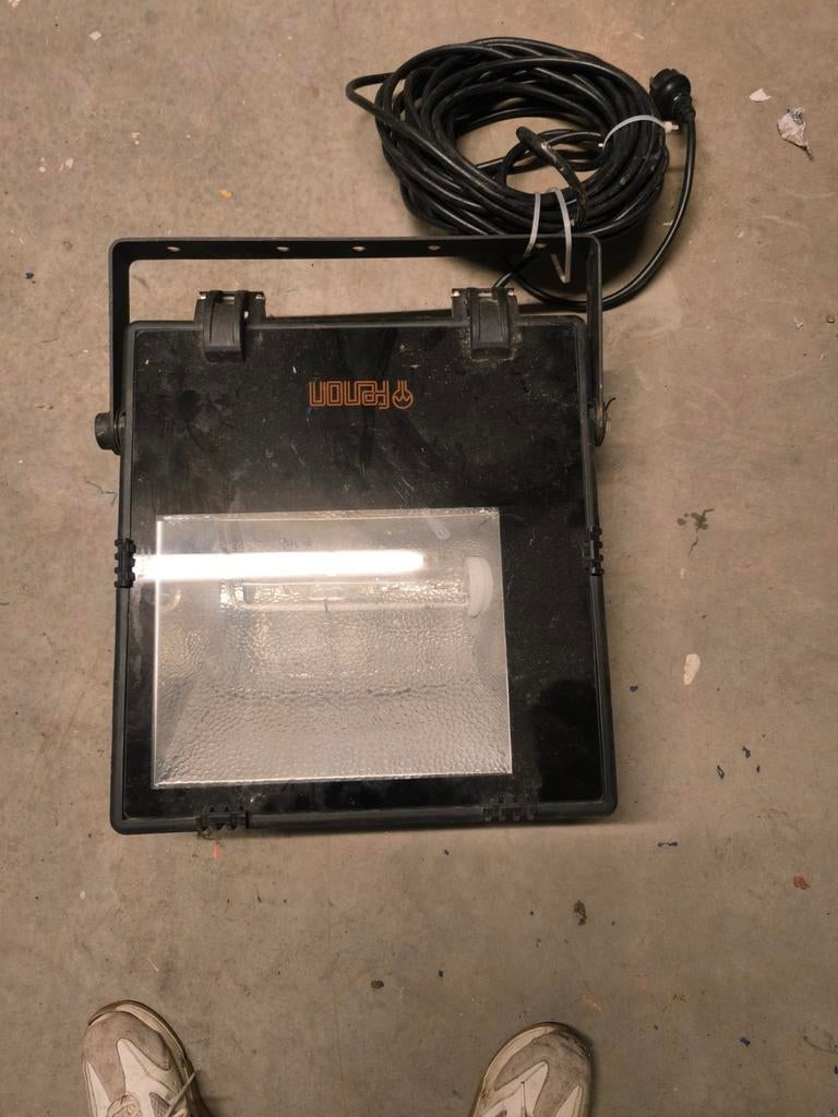 Grote bouwlamp, Ophalen, 500 watt of meer