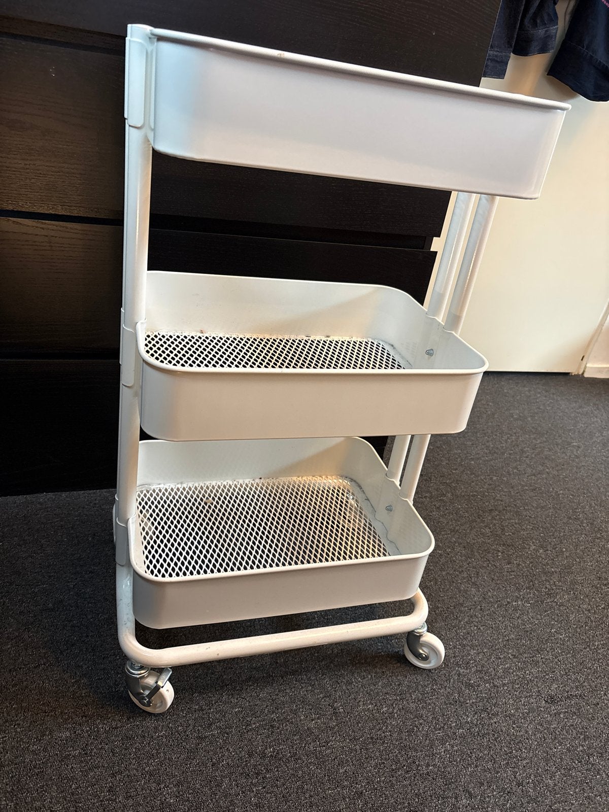 IKEA trolley  RÅSKOG - Crème - Zo goed als nieuw, Ophalen, Zo goed als nieuw