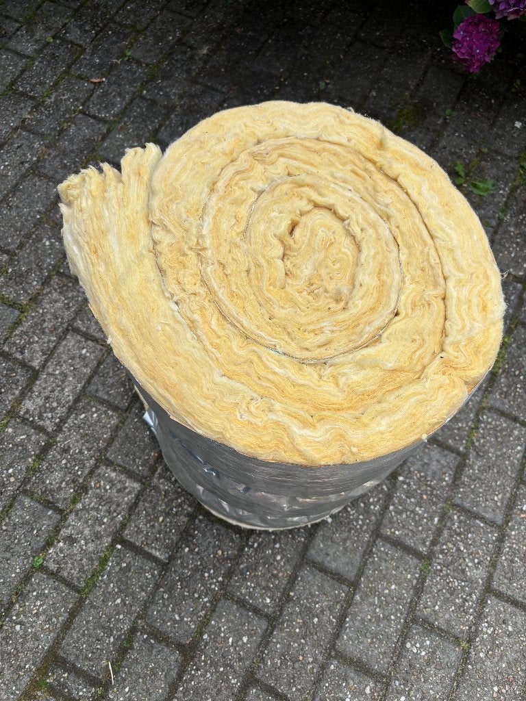 Isover zolderisolatie Rd 4,0 - rol, 16cm dikte, 1,6 m2, Dakisolatie, 12 cm of meer, Ophalen of Verzenden, Zo goed als nieuw