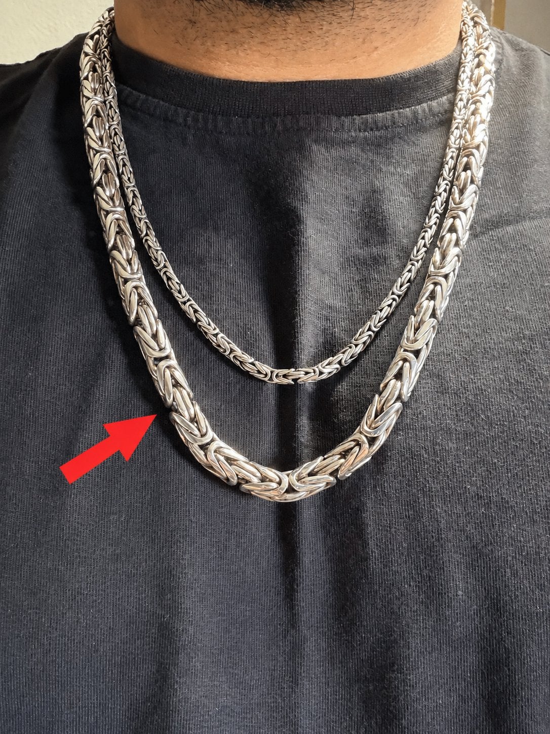 Koningsketting zilver 252 gram massief 8,5mm 70cm, Sieraden, Tassen en Uiterlijk, Ophalen of Verzenden, Nieuw, Zilver, Zilver
