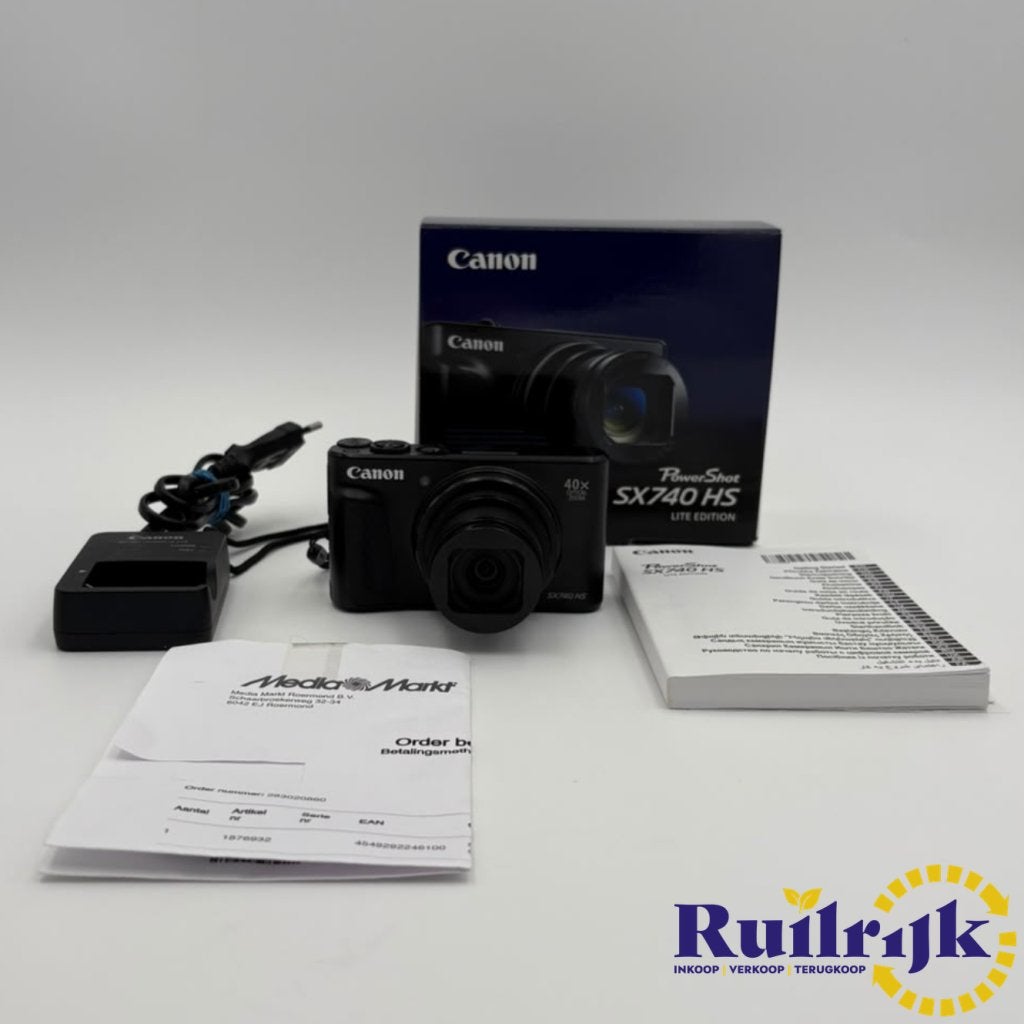Canon PowerShot SX740 HS Lite Edition 4K Digitale Camera, Audio, Tv en Foto, Canon, Zo goed als nieuw, Support@canon.com, 30-2, Shimomaruko 3-chome, Ohta-ku
Tokyo 146-8501
Japan