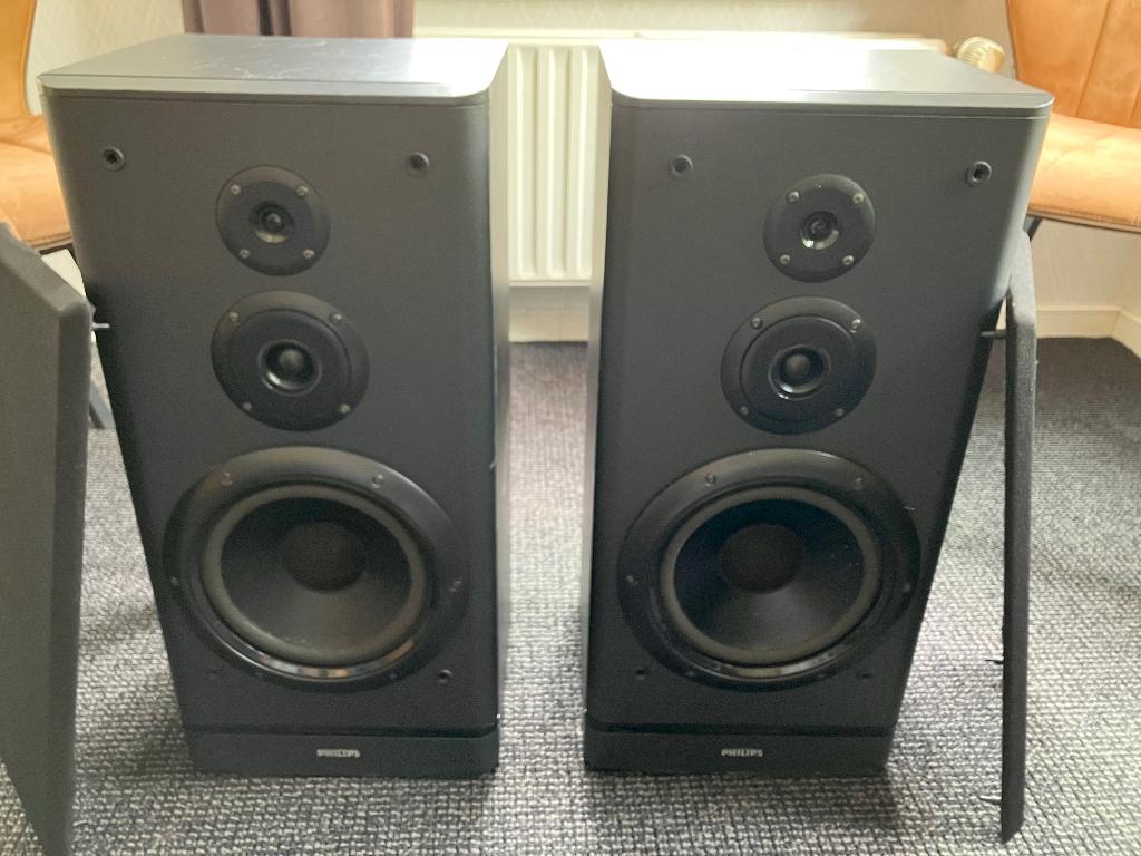 Philips FB297 luidsprekers, Audio, Tv en Foto, Luidsprekers, Ophalen, Philips, Refurbished, 60 tot 120 watt