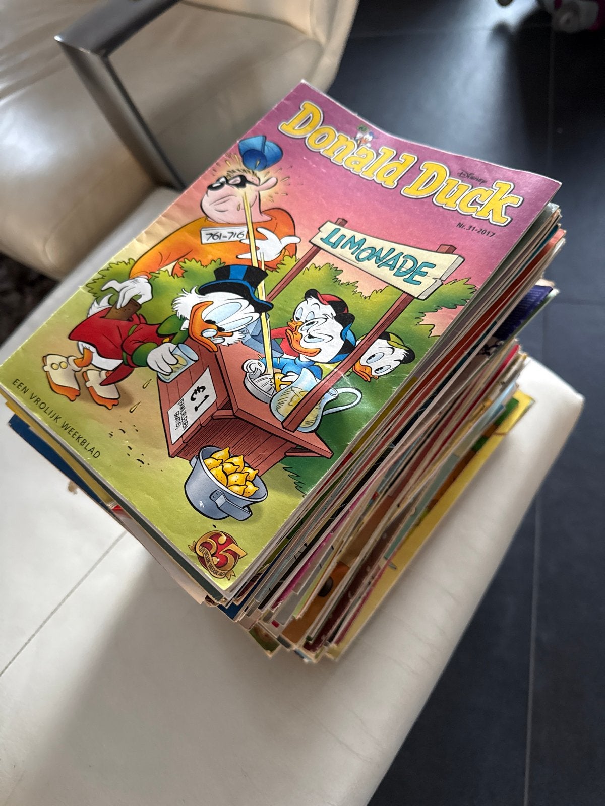 Grote stapel Donald Duck weekbladen - 25cm hoog, Meerdere stripboeken, Ophalen, Gelezen