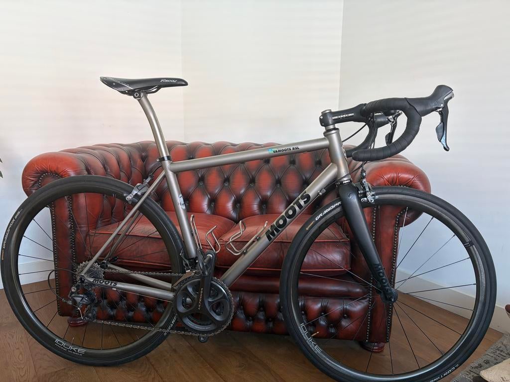 Moots Vamoots RSL Titanium Racefiets maat 56, 28 inch, Ophalen of Verzenden, Zo goed als nieuw, Meer dan 20 versnellingen