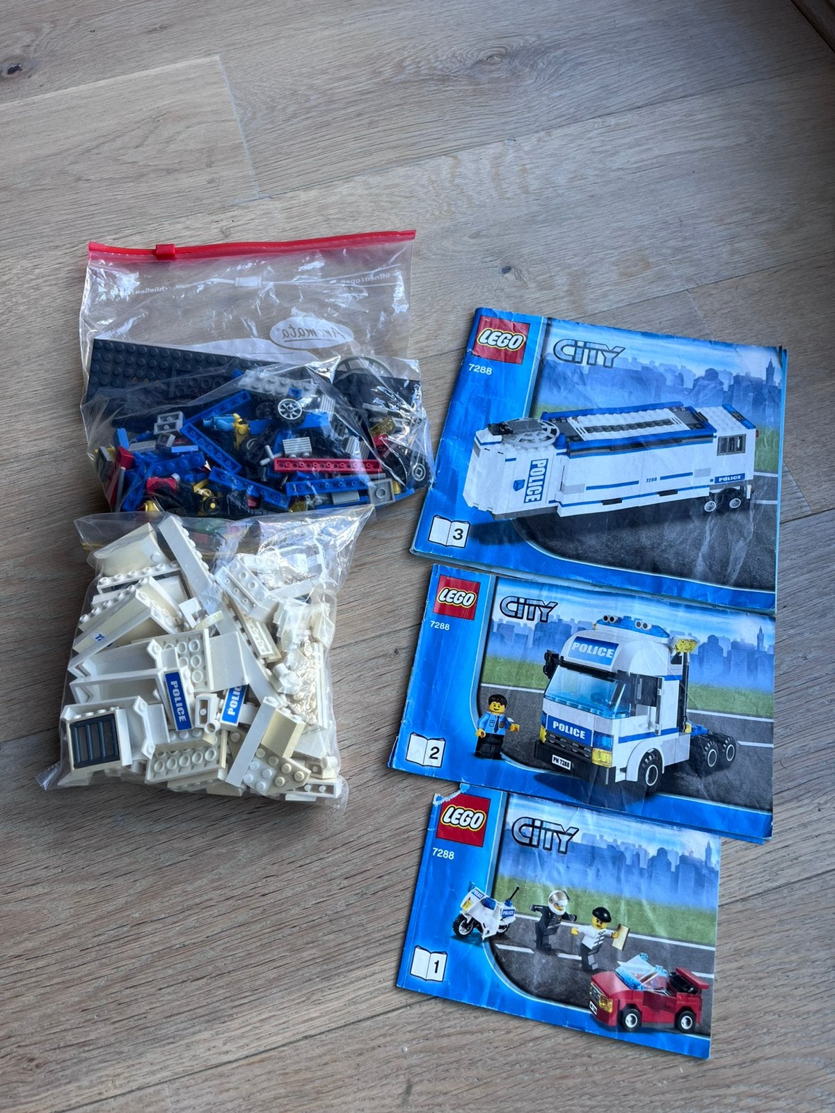 Lego city set 7288 mobiele politie post, Ophalen of Verzenden, Gebruikt, Complete set, Lego
