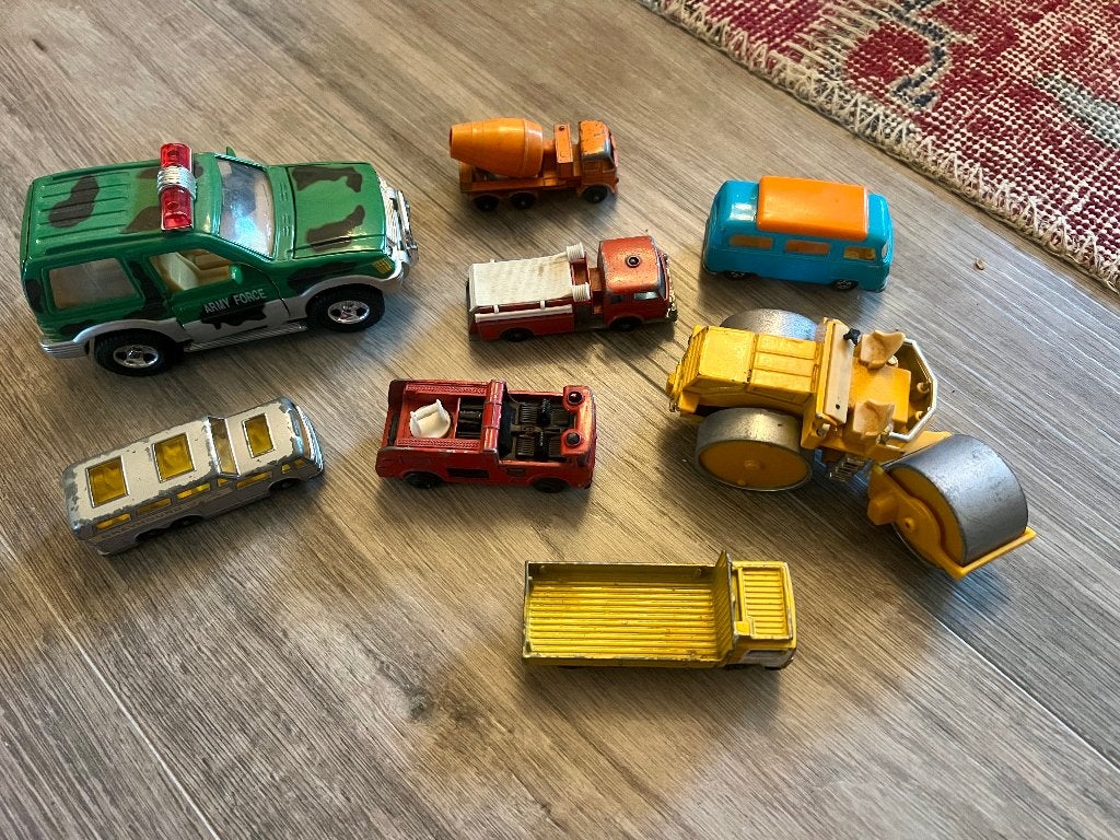 Vintage retro metalen autos volkswagen busje Welly Siku etc, Ophalen of Verzenden, Gebruikt
