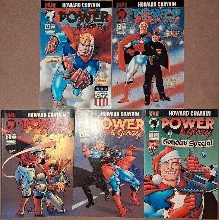 Power & Glory • 1 T/M 4   +    Holiday Special, Complete serie of reeks, Verzenden