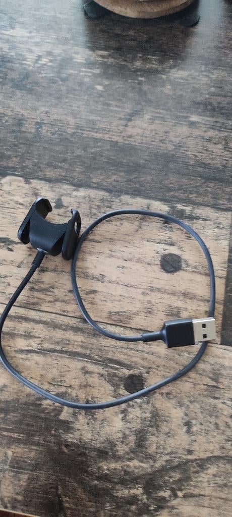 Charger lader en armband Fitbit advanced fitness tracker, Ophalen, Zo goed als nieuw, Zwart, Android