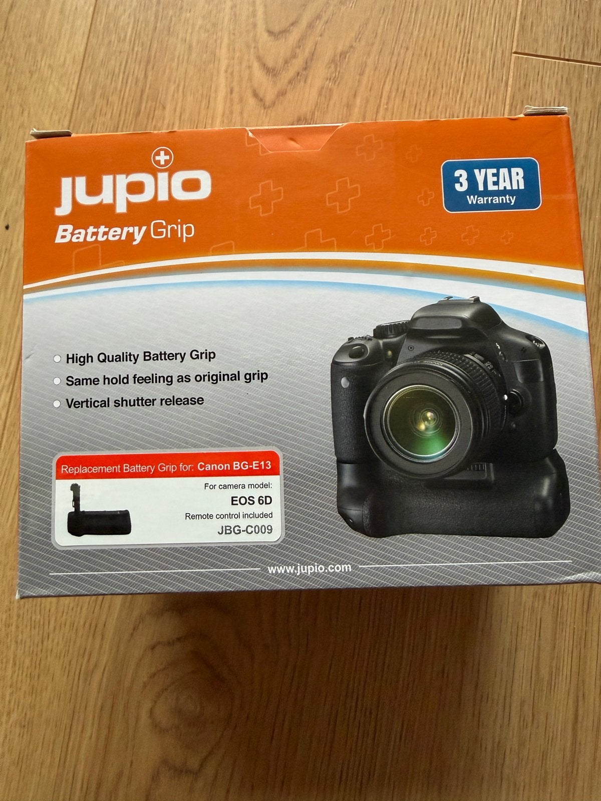 Jupio Battery Grip JBG-C009 voor Canon EOS 6D, Ophalen of Verzenden, Zo goed als nieuw