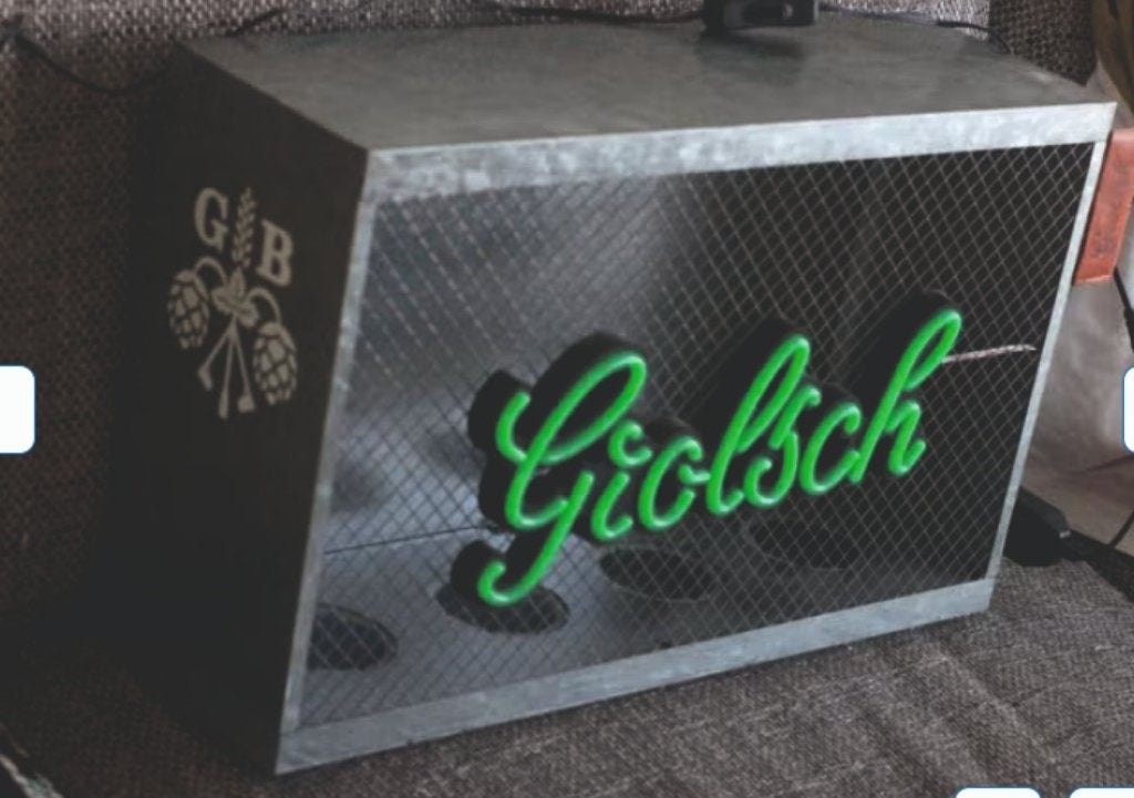 grolsch reclame verlicht, Verzamelen, Ophalen of Verzenden, Reclamebord