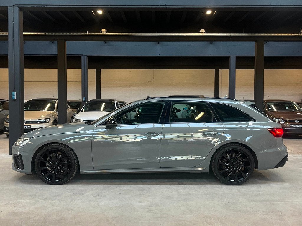 Audi A4 AVANT 40 TFSI S- Line Pano/Camera/AmbianceVerlichtin, Verwarming stoelen achter, Gebruikt, 1984 cc, Hybride Elektrisch/Benzine