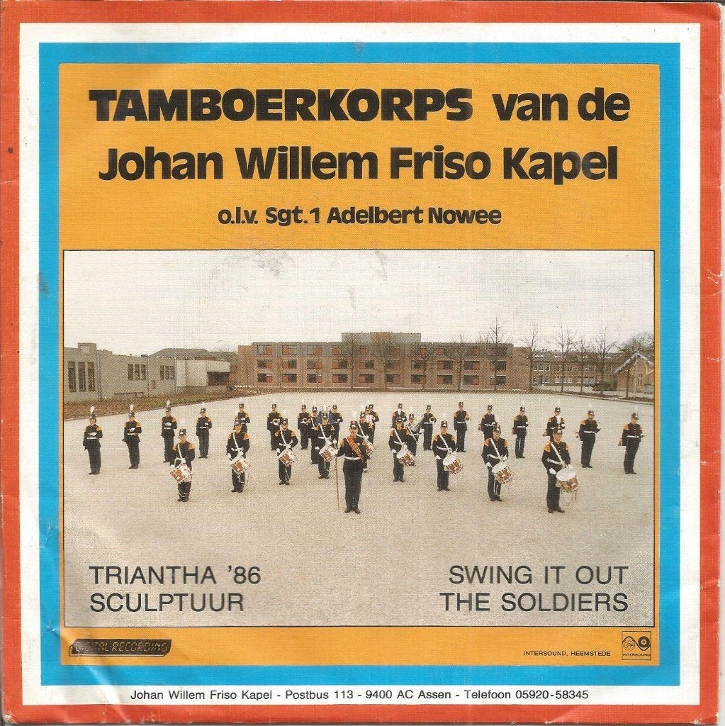 Tamboerkorps Van De Johan Willem Friso Kape Triantha '86, Ophalen of Verzenden, Landmacht, Nederland, Overige typen