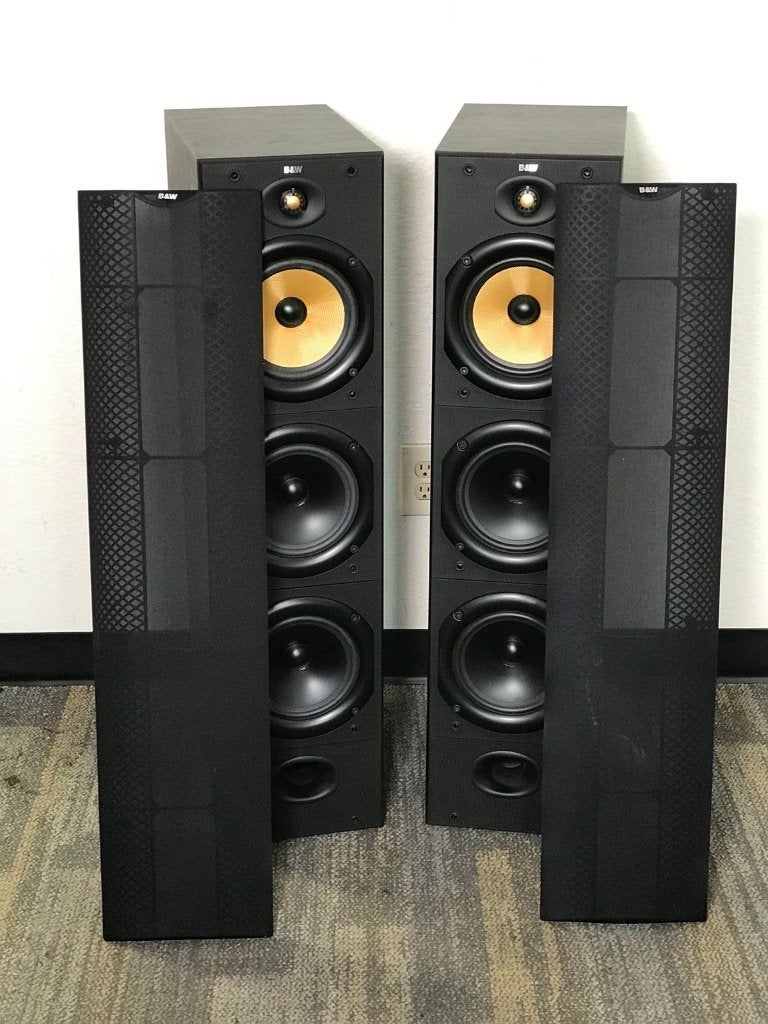 b&w 604 s1 speakerset op spikes