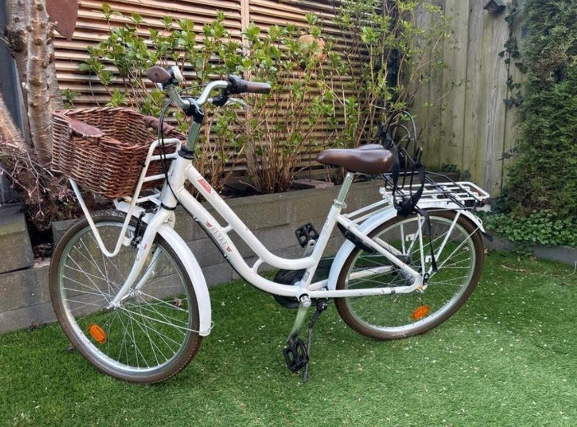 Flyke, kinderfiets alluninium, met versnel. Terugtr. En hand, Gebruikt, Velgrem, Versnellingen, 50 tot 53 cm