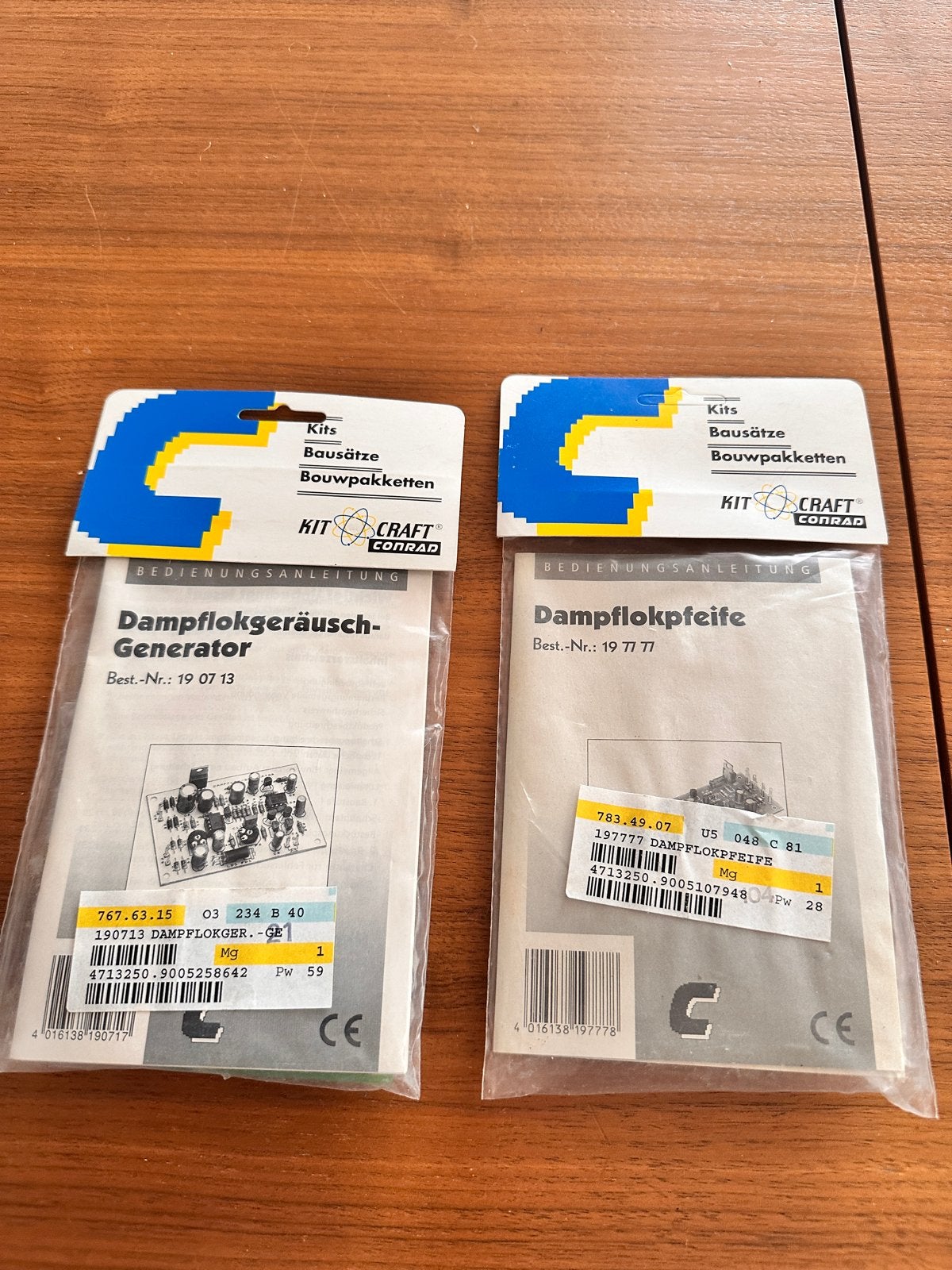 Conrad Kitcraft Modelspoor Geluidskits: Stoomlocomotief & Fl, Ophalen of Verzenden, Nieuw