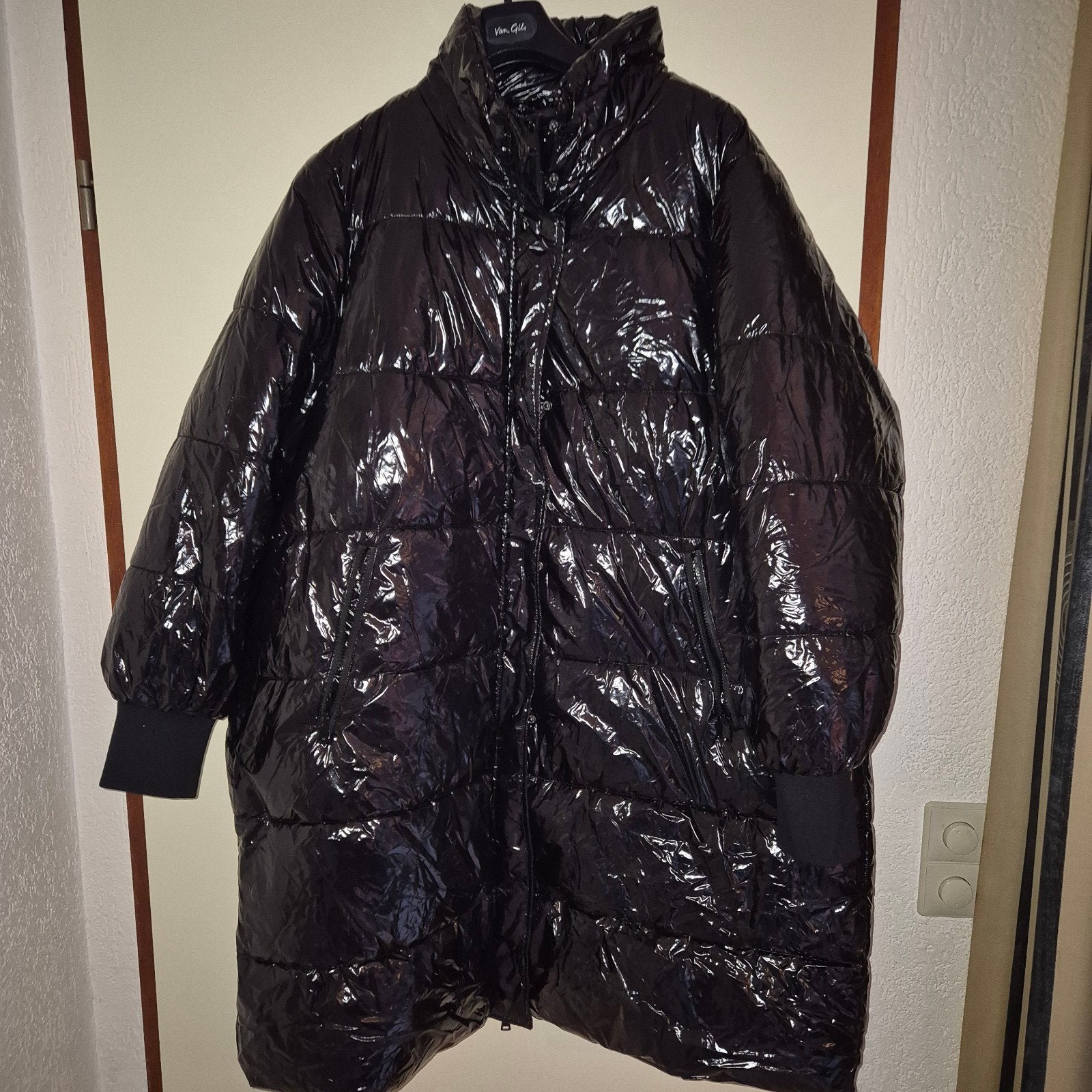 jas merk zizzi maat xl teab, Kleding | Dames, Grote Maten, Ophalen of Verzenden, Zo goed als nieuw, Zwart, Jas of Mantel