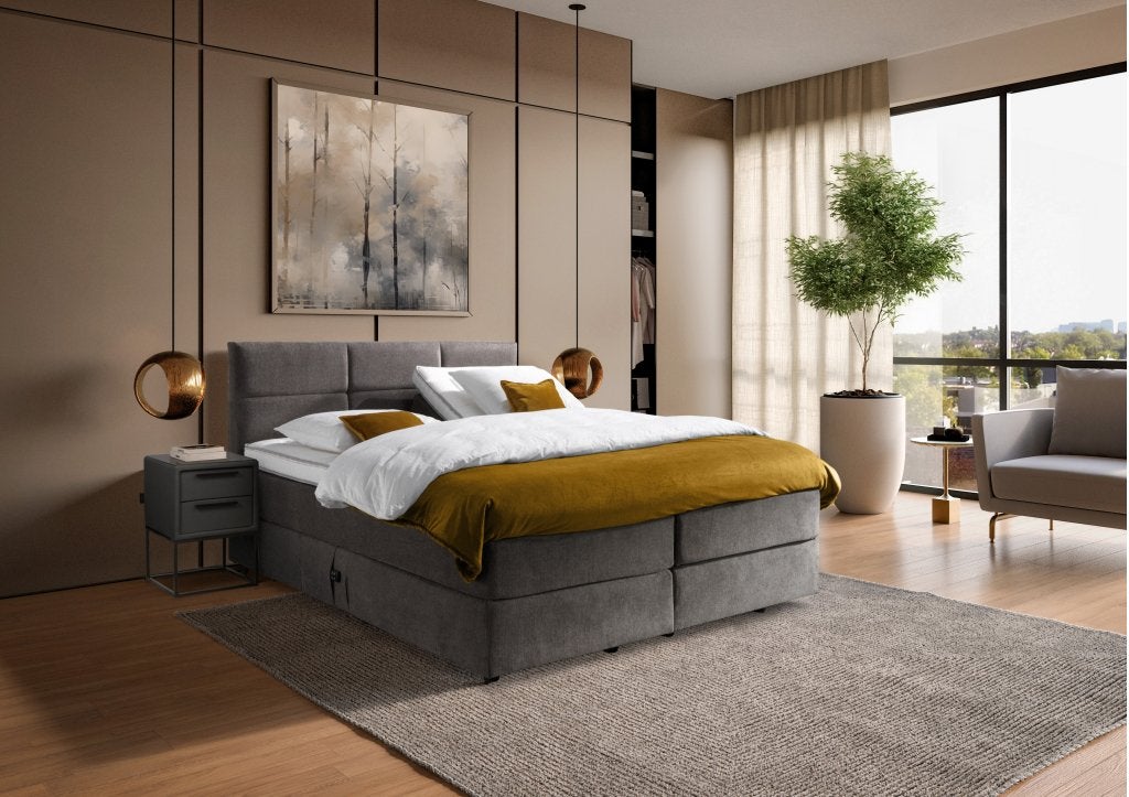 NXT 3000 elektrische 2-persoons boxspring - 5 kleuren, Niet ingevuld, Niet ingevuld, Niet ingevuld