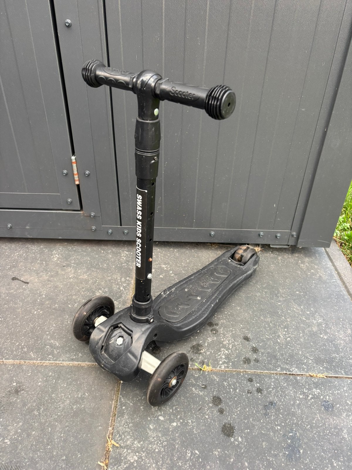 SWASS driewiel step / Kids Scooter kinderstep – Zwart, Ophalen, Gebruikt, Gewone step