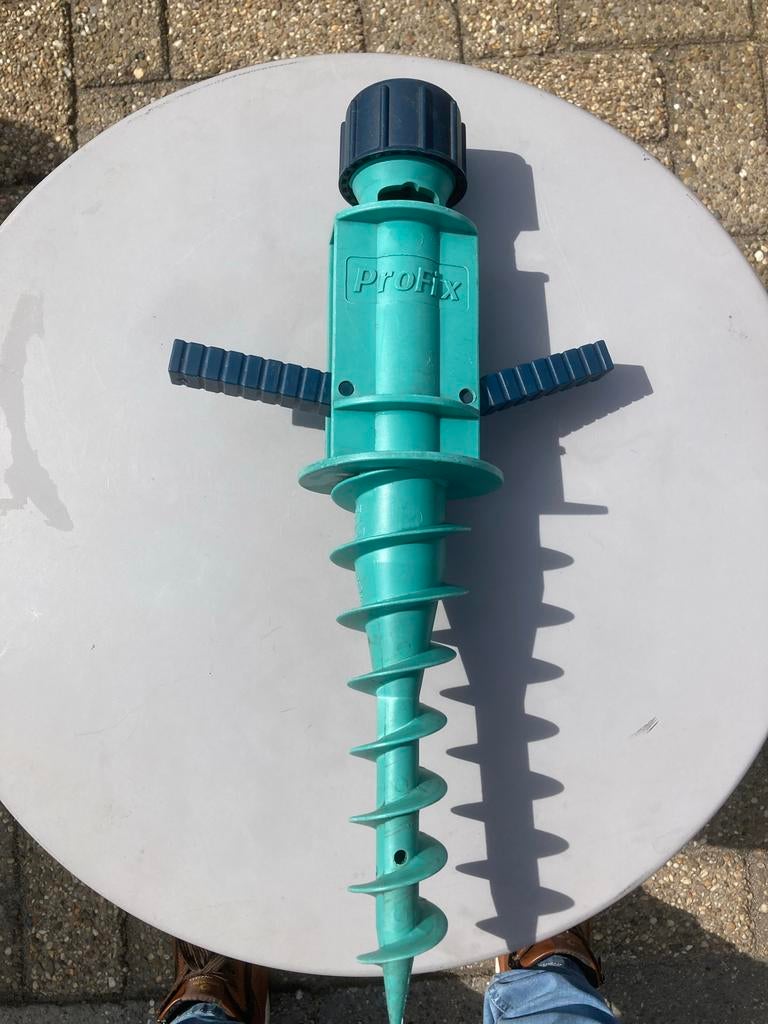 Profifix Parasolvoet Schroefanker - Stevig en Handig, Tuin en Terras, Overige Tuin en Terras, Zo goed als nieuw, Ophalen