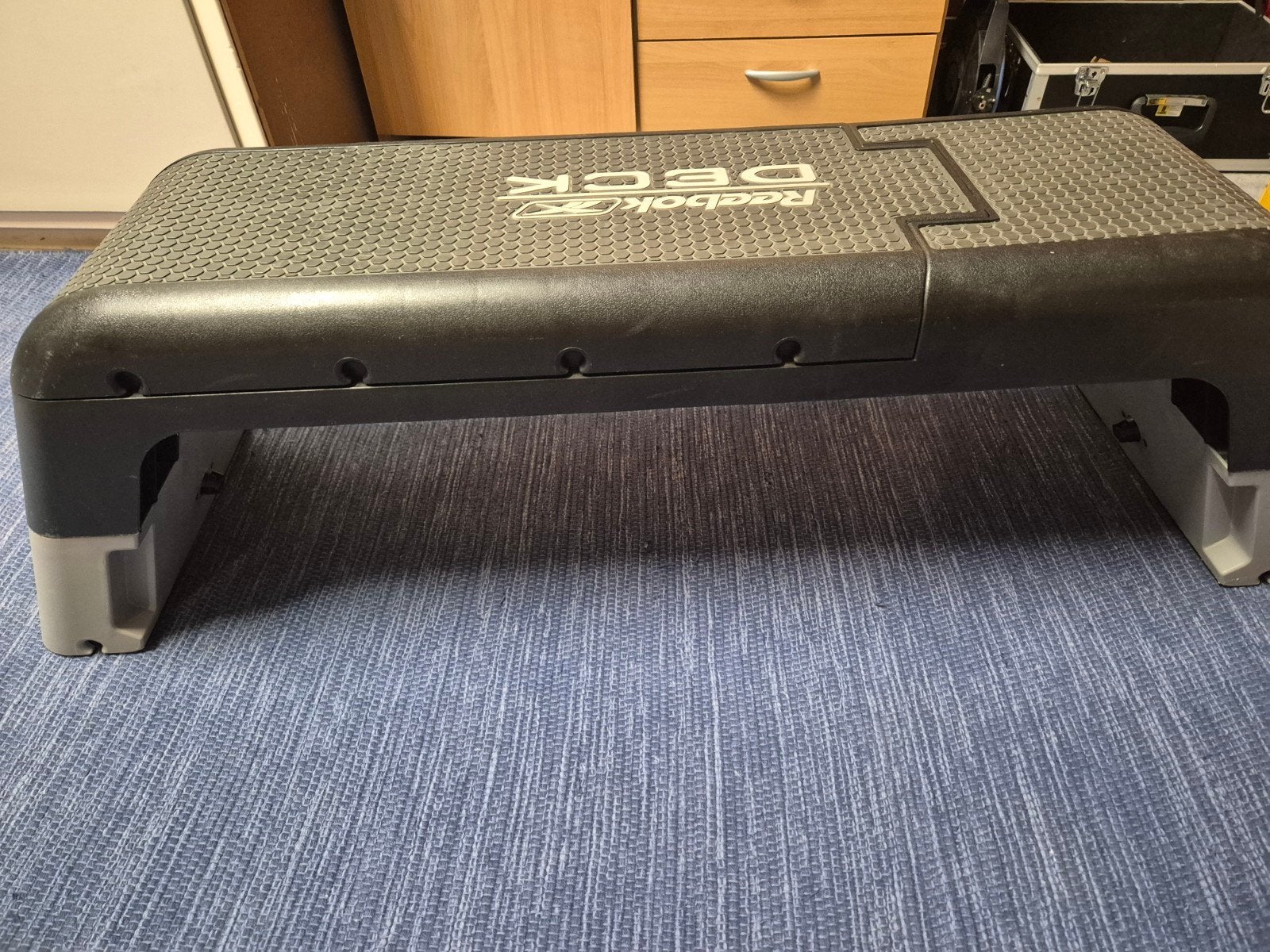 Reebok Deck Stepbank - 120 cm lang, 36 cm hoog, Ophalen, Zo goed als nieuw, Benen, Stepbank