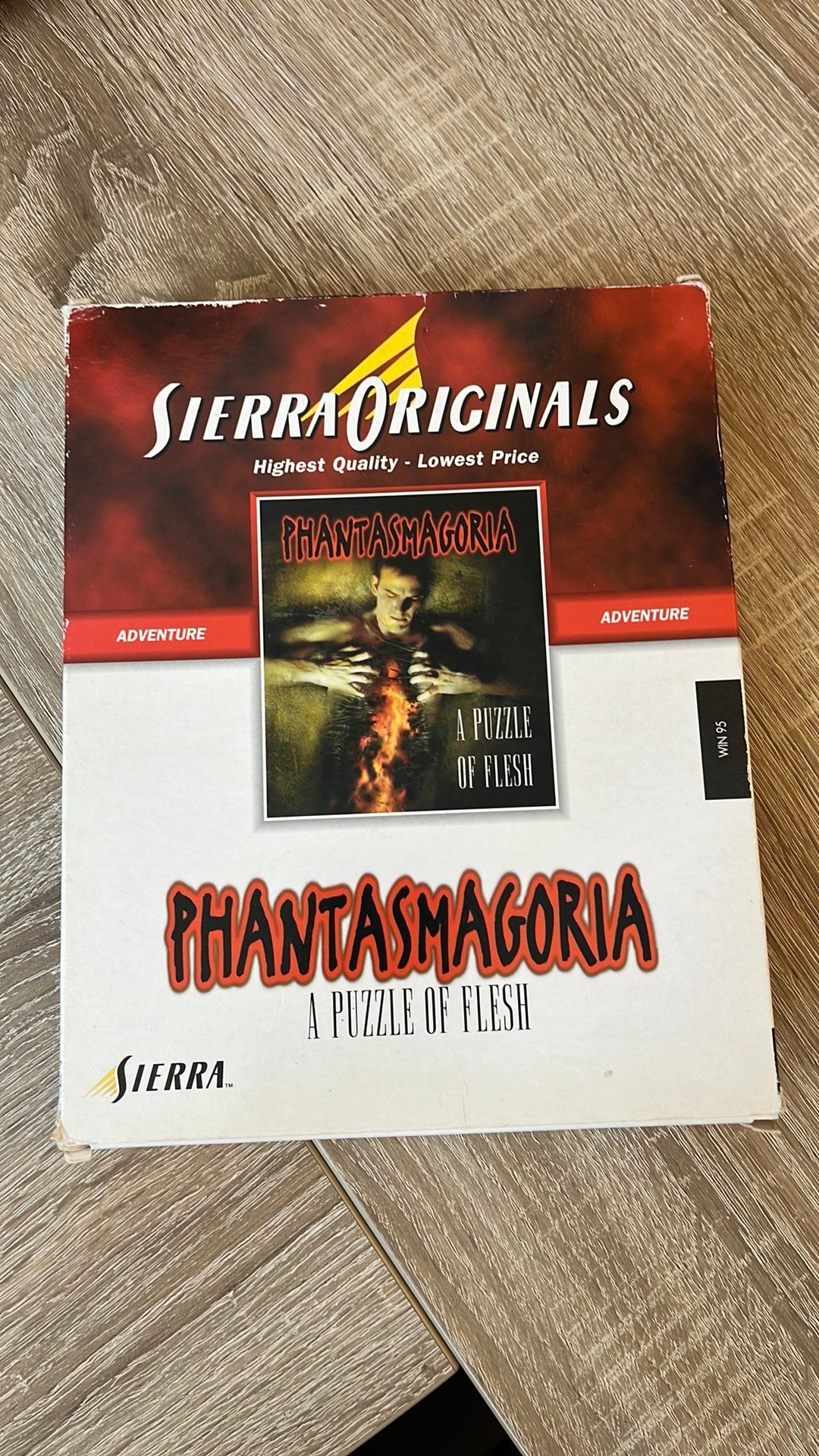 Sierra PC CD-ROM: Phantasmagoria Big box, Spelcomputers en Games, 1 speler, Ophalen of Verzenden, Zo goed als nieuw, Avontuur en Actie