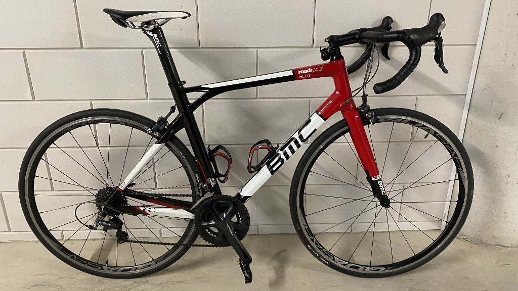 BMC Roadracer SL01 racefiets Ultegra maat 57, 28 inch, Gebruikt, Carbon, Velgrem