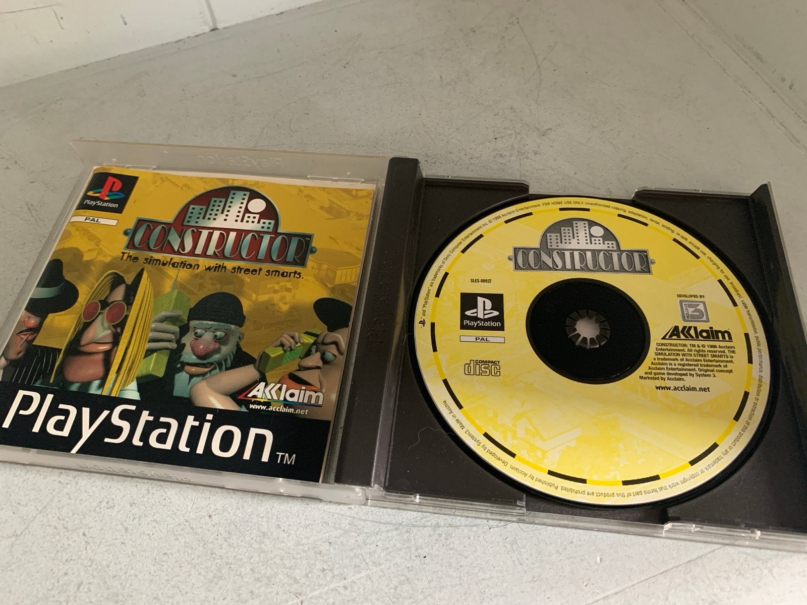 Constructor PlayStation 1 (PS1) - Klassieke Simulatiegame, Ophalen, Gebruikt, 1 speler, Strategie en Constructie