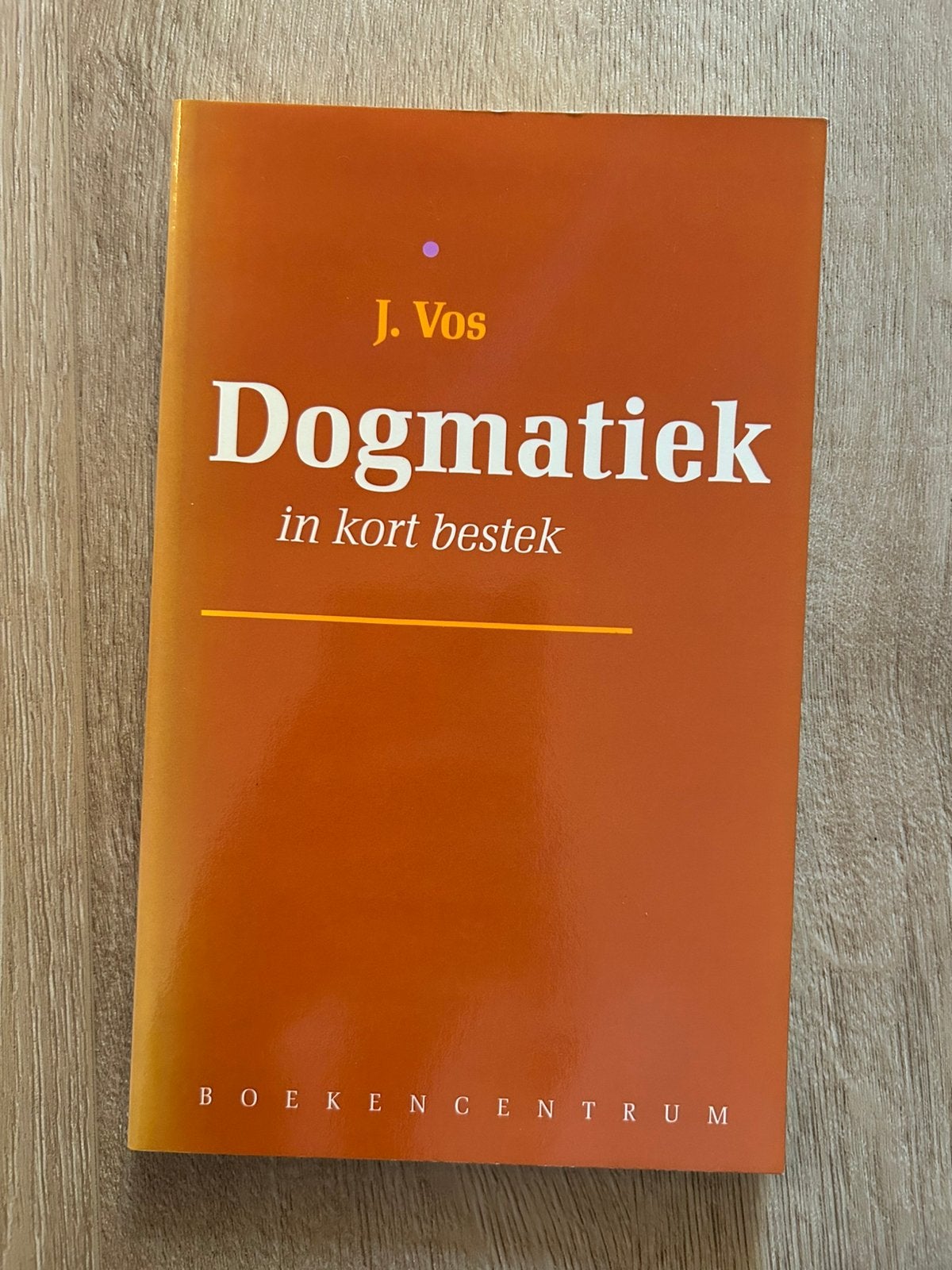 Dogmatiek in kort bestek - J. Vos, Boeken, Ophalen of Verzenden, Gelezen