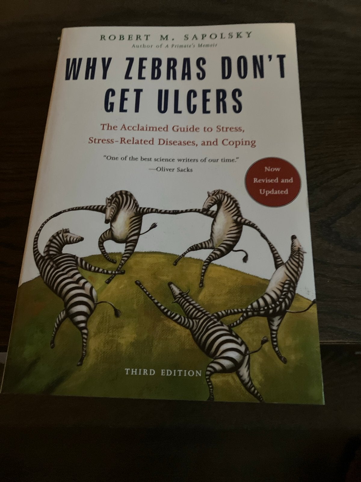Why Zebras Don't Get Ulcers - Robert M. Sapolsky, Boeken, Ophalen of Verzenden, Zo goed als nieuw