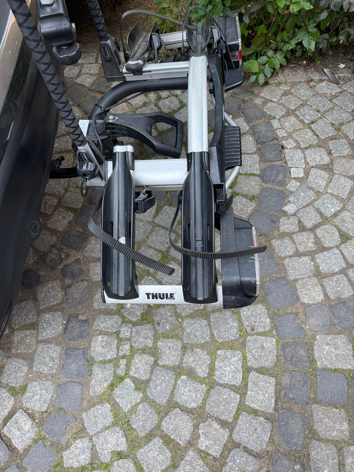 Thule uitschuifbare fietsendrager type euroway 921, Auto diversen, Fietsendragers, Ophalen of Verzenden, Zo goed als nieuw, Trekhaakdrager
