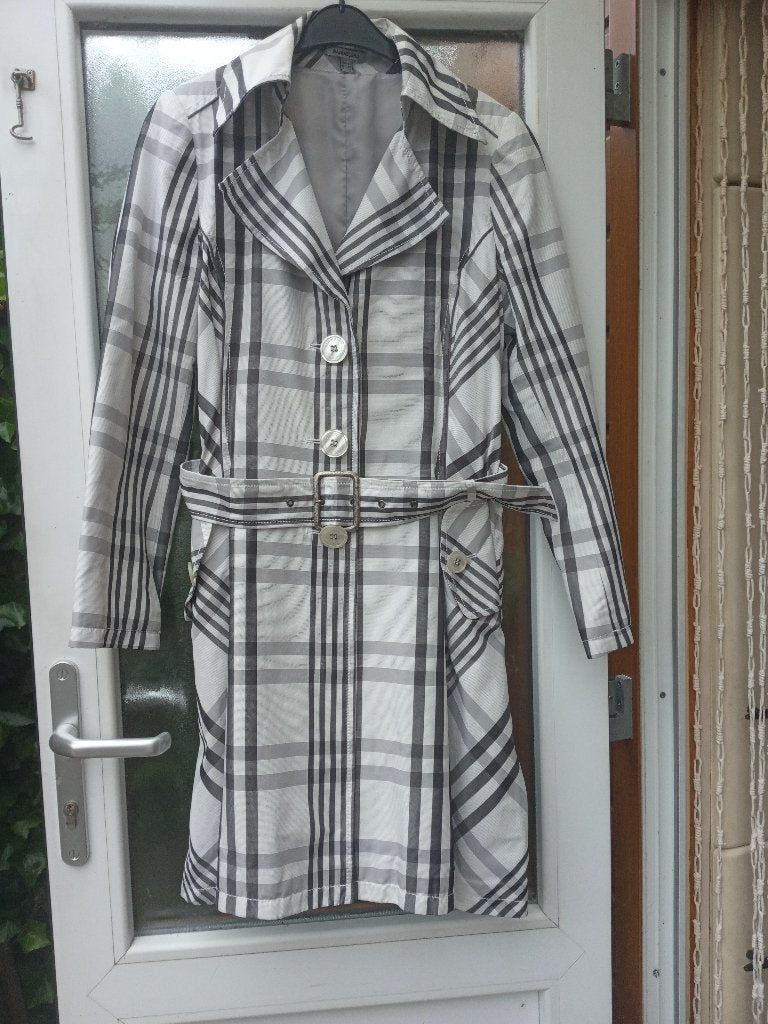 TRENDCOAT BURBERRY STYLE, Beige, Maat 42/44 (L), Nieuw, Ophalen of Verzenden