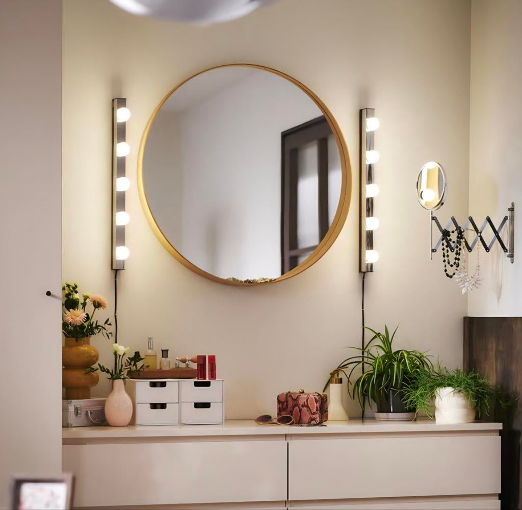 Make up badkamer spiegel lamp wandlamp ikea musik, Ophalen, Minder dan 50 cm, Nieuw, Minder dan 100 cm