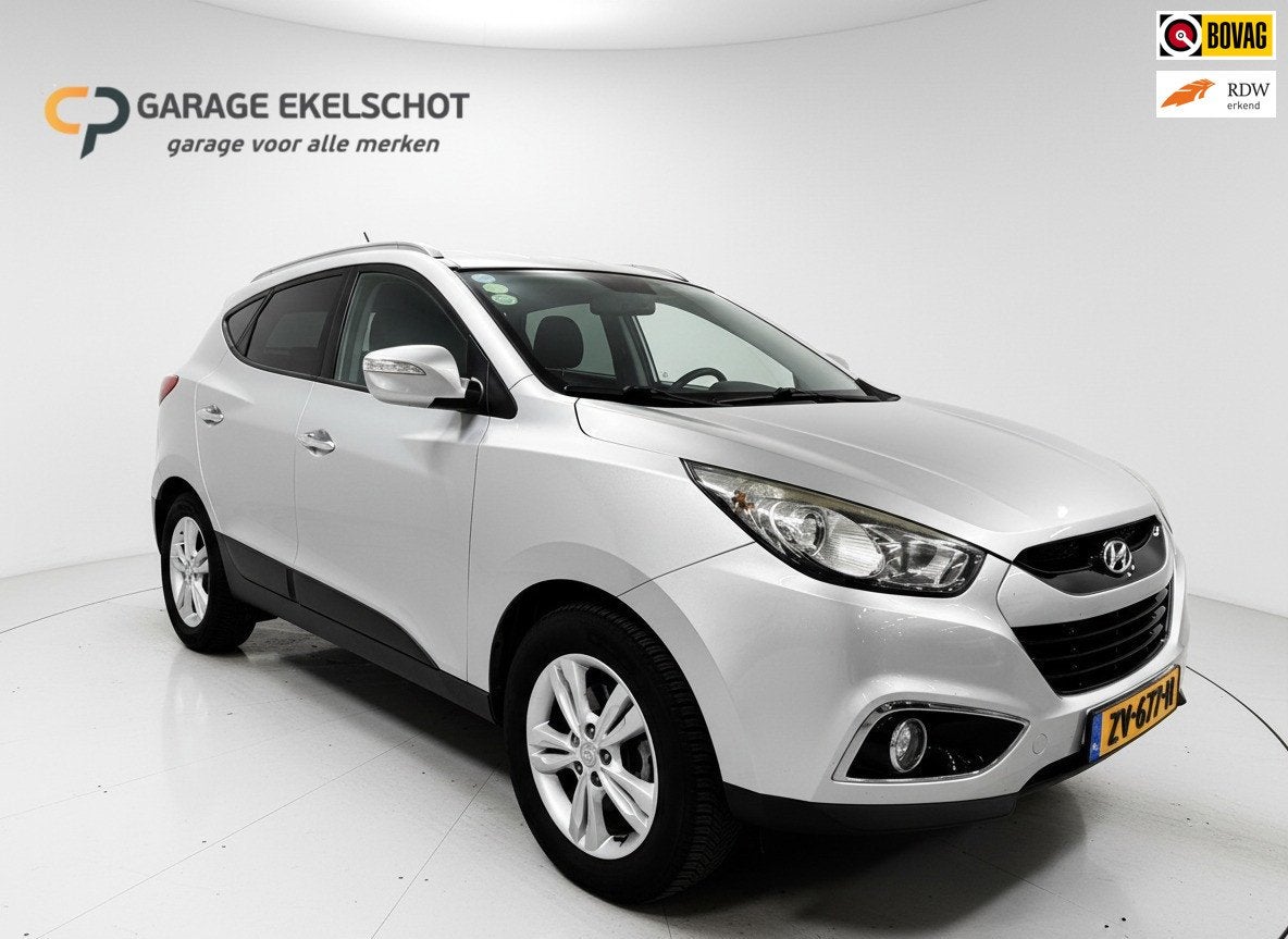 Hyundai Ix35 1.6i GDI|Leer|Stoelverw|Cruise|Trekhaak, Auto's, Voorwielaandrijving, Euro 5, 135 pk, Leder