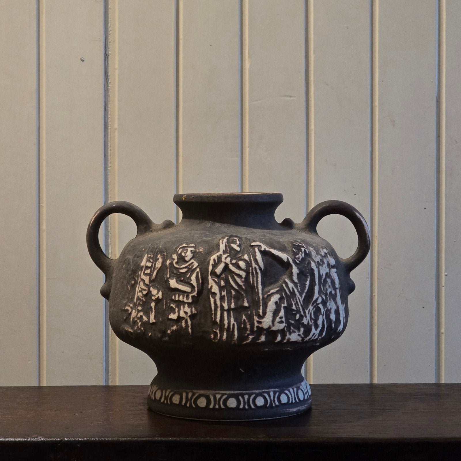 Vintage West Germany stijl vaas, Ophalen of Verzenden