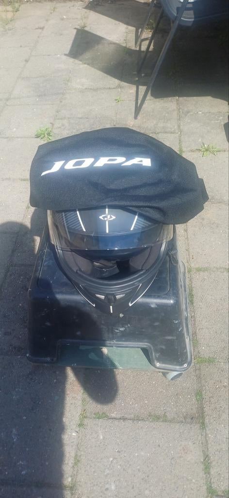 Jopa Integraalhelm - Zwart met witte accenten, Ophalen of Verzenden