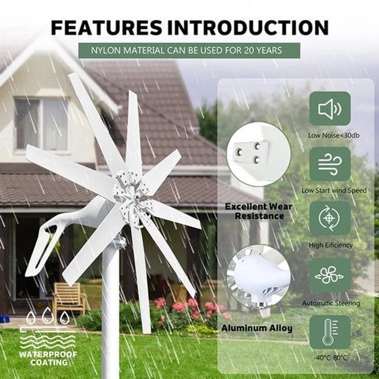 Windturbine - Windmolen - Windturbine Generator - Windenergi, Corvance B.V., Verzenden, Nieuw, Corvancebol@gmail.com