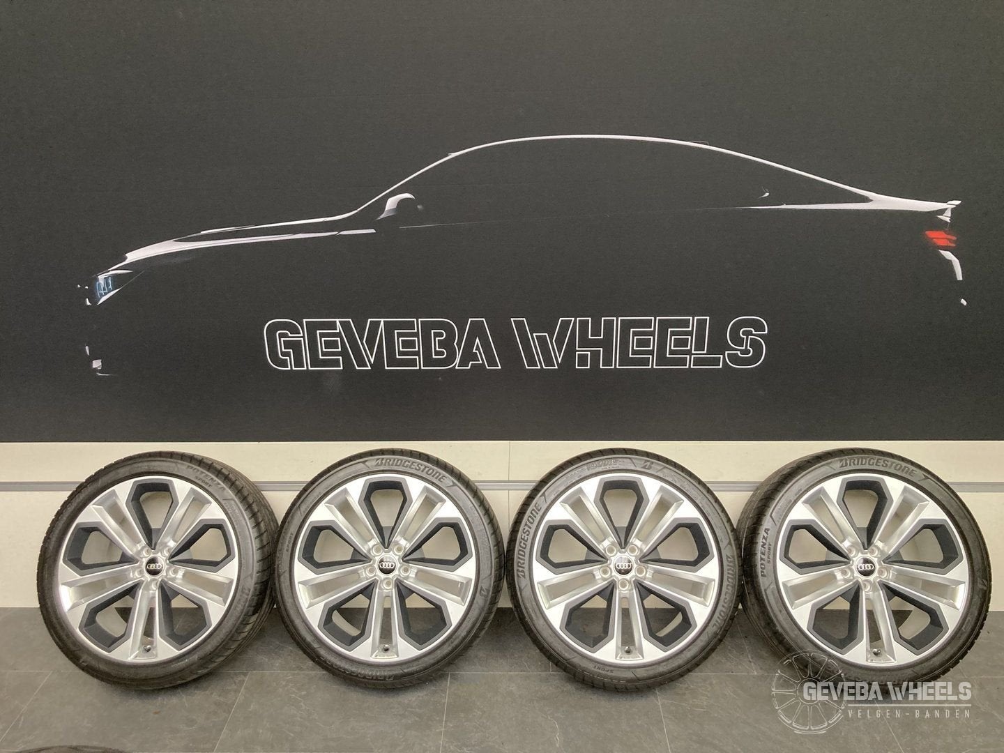 20” originele Audi Q3 Sportback velgen + banden 5x112    83A, Gebruikt, 255 mm, -, -