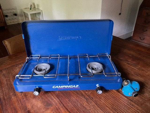 camping gasstel, Ophalen, Gebruikt
