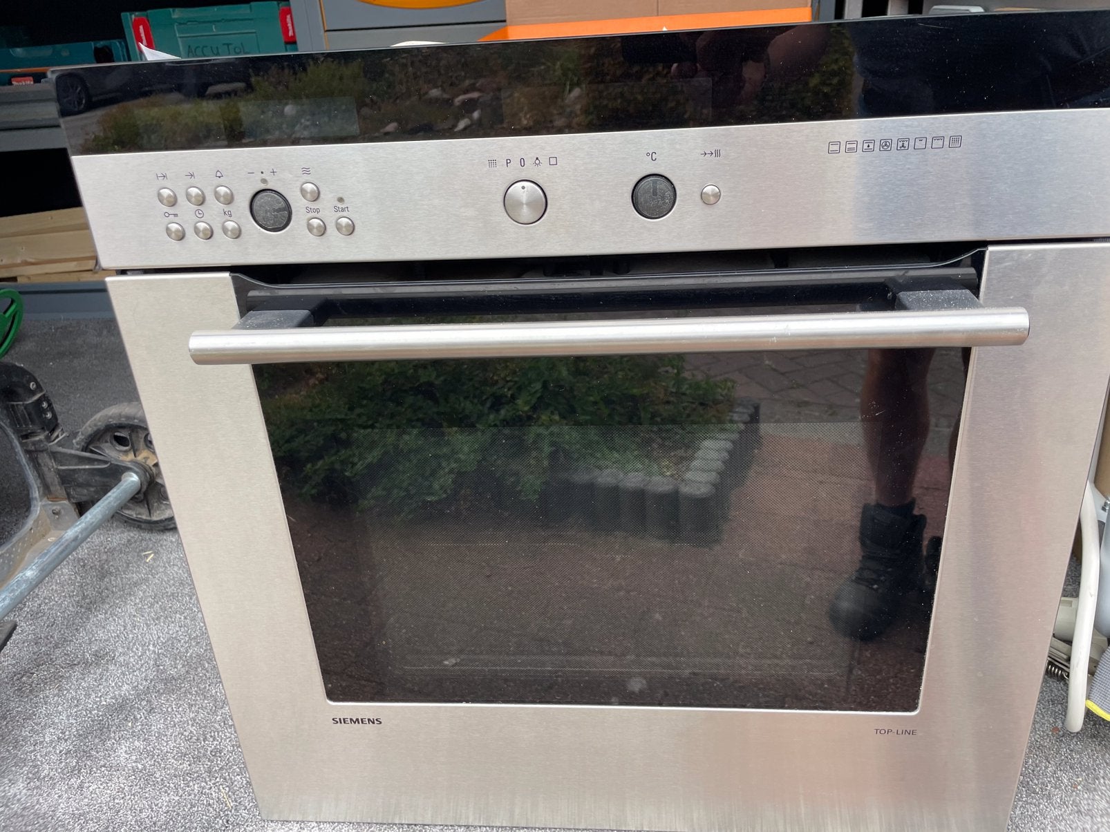 Siemens top-line inbouw oven, Witgoed en Apparatuur, Ovens, Ophalen, Gebruikt, Oven, Hete lucht