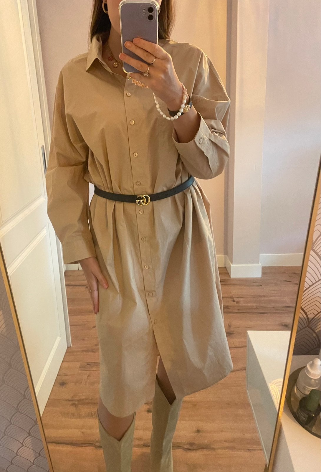 Summum lange jurk beige maat M, Kleding | Dames, Maat 38/40 (M), Beige, Ophalen of Verzenden, Zo goed als nieuw