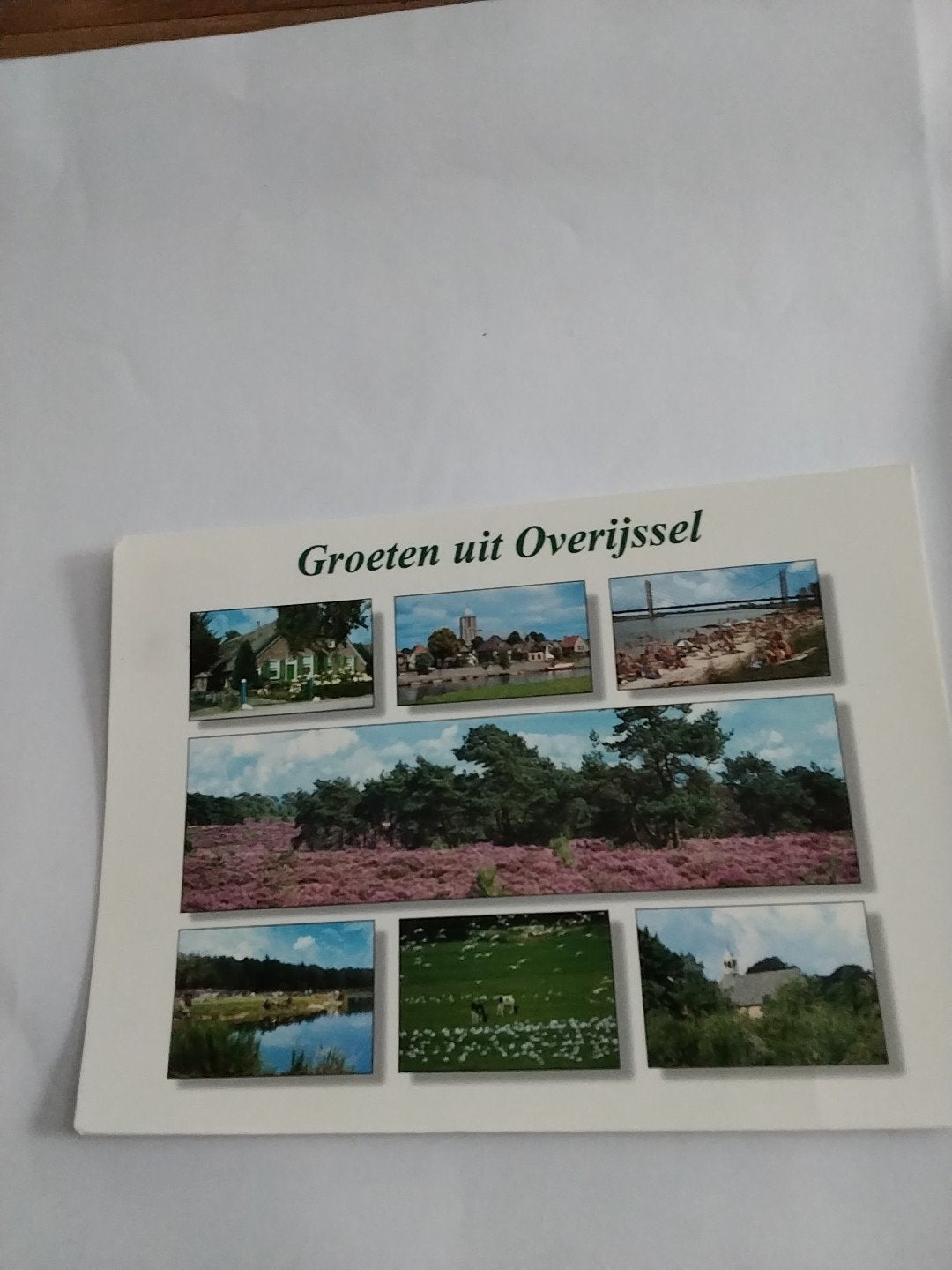 Ansichtkaart Groeten uit Overijssel - Gelopen, Ophalen of Verzenden, 1960 tot 1980, Gelopen, Overijssel