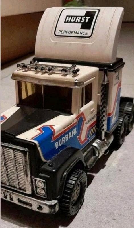 Vintage Blikken Burbank Hurst Truck Gozan, Ophalen of Verzenden, Gebruikt, Overige schalen, Onderdeel