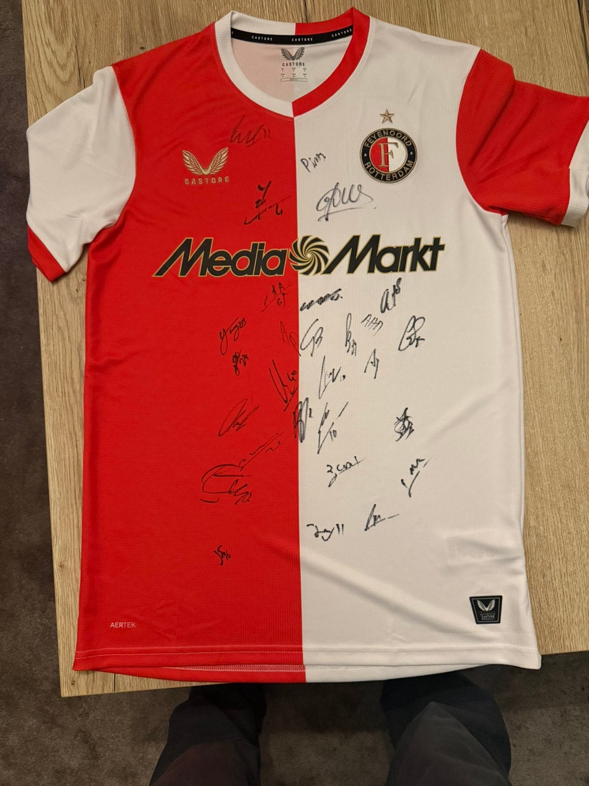 Feyenoord shirt gesigneerd, Ophalen of Verzenden, Nieuw, Feyenoord, Shirt