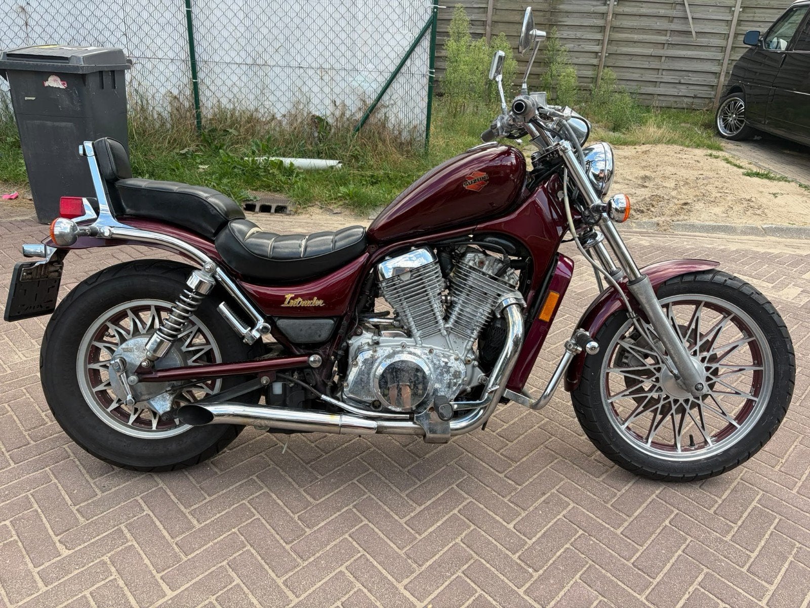 tekoop mooie alu wielen voor Suzuki intruder vs 700 750, Ophalen of Verzenden
