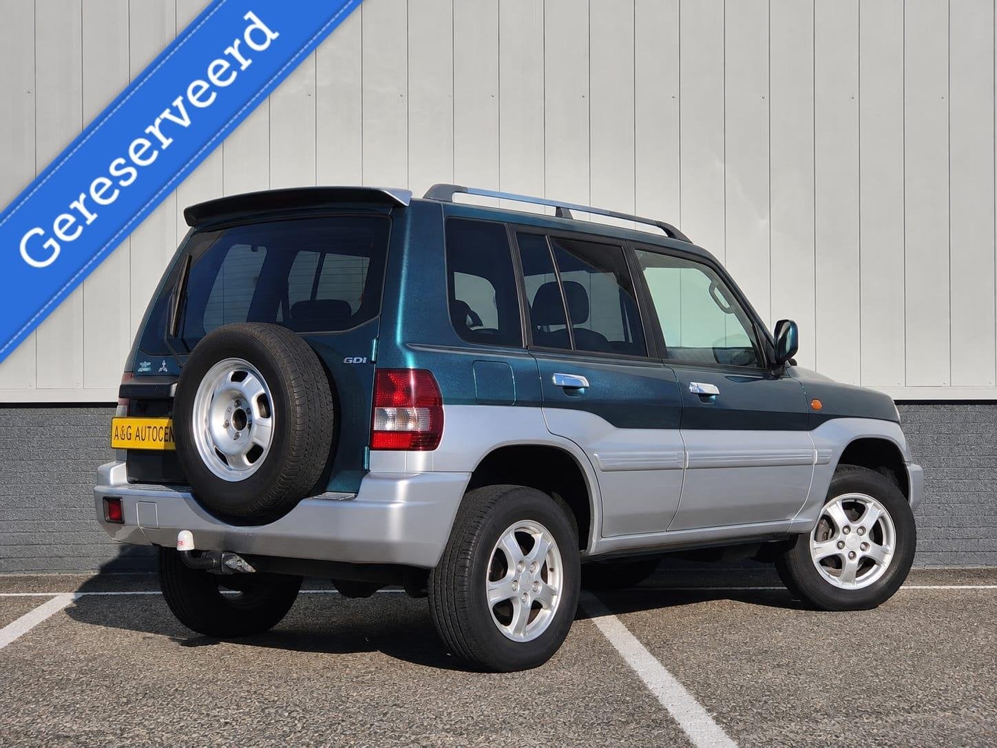 Mitsubishi Pajero Pinin 2.0 4x4/1e Eig/Airco/129 PK/Trekhaak, Auto's, Dealer onderhouden, Stof, Gebruikt, 4 cilinders